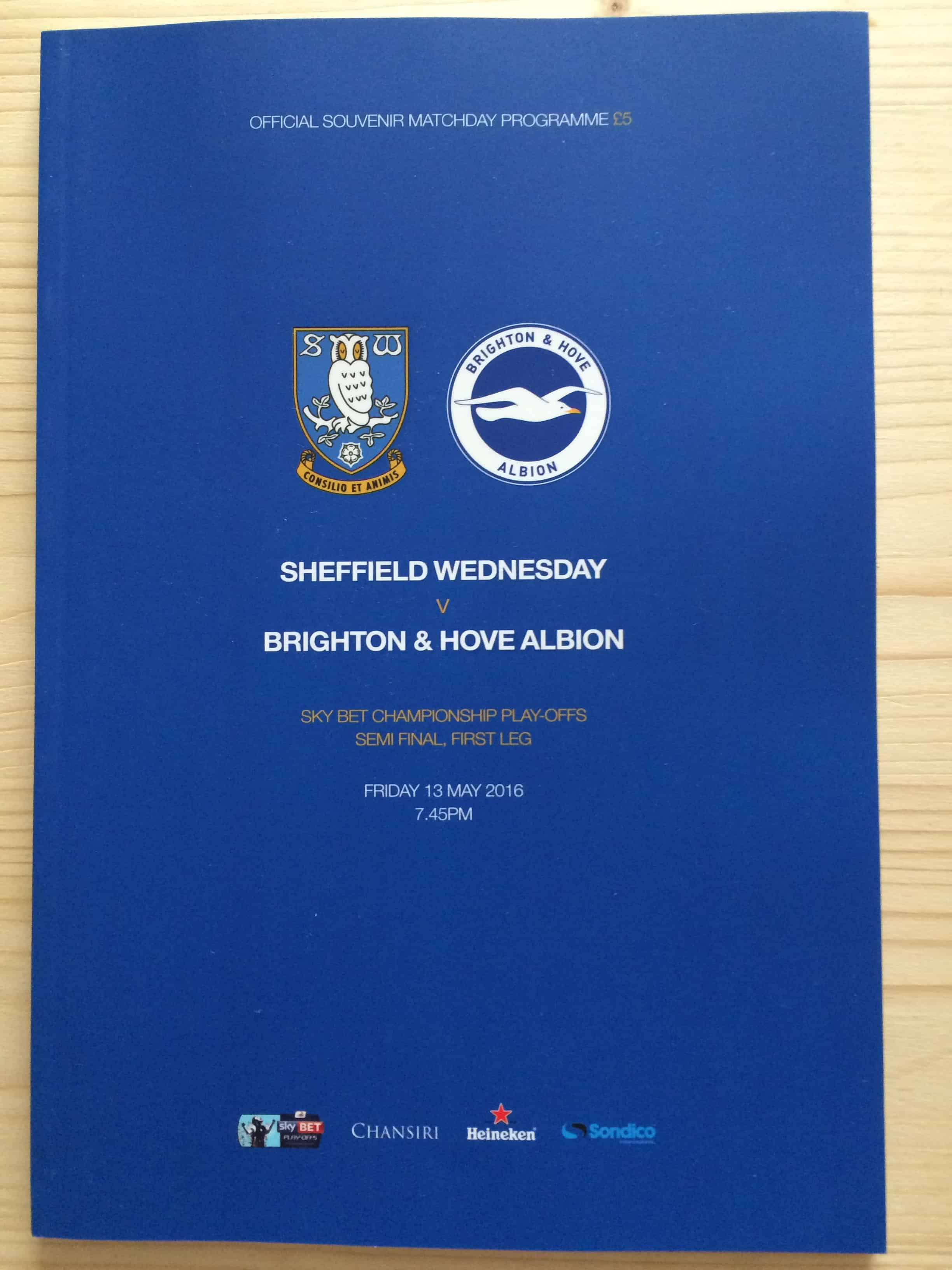 Sheffield Wednesday FC  v Brighton & Hove Albion FC